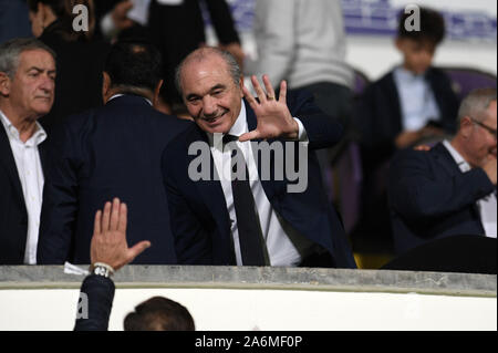 Firenze, Italy. 27th Oct, 2019. the president of the fiorentina rocco commissoduring, Italian Soccer Serie A Men Championship in Firenze, Italy, October 27 2019 - LPS/Matteo Papini Credit: Matteo Papini/LPS/ZUMA Wire/Alamy Live News Stock Photo