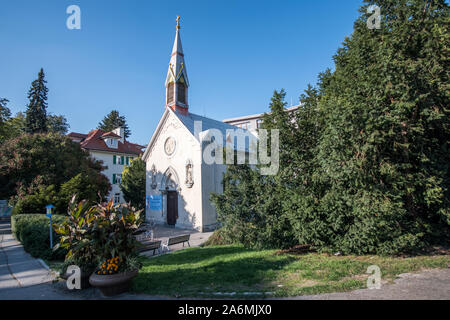 Chapel of the sacred heart of Jesus in Piestany, Slovak republic. Stock Photo