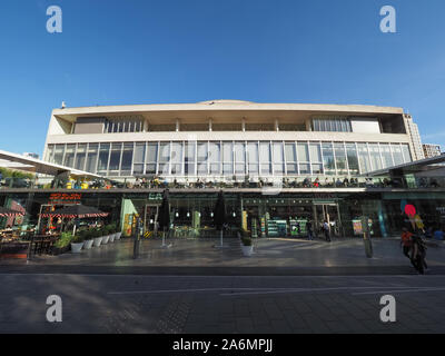 LONDON, UK - CIRCA SEPTEMBER 2019: The Royal Festival Hall built as part of the Festival of Britain national celebrations in 1951 is still in use as a Stock Photo