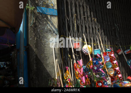 Colourful cheap toys for sale at street market, Yangon, Myanmar, Asia Stock  Photo - Alamy