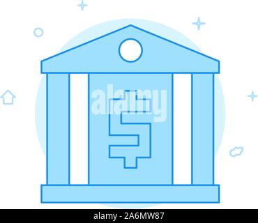 Bank line icon. Monochrome simple Bank outline icon for templates, web  design and infographics Stock Vector Image & Art - Alamy