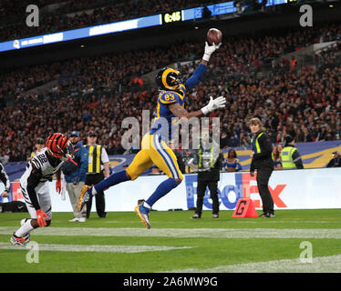 London, UK. 27 October 2019. Rams Wide Receiver, Josh Reynolds (83