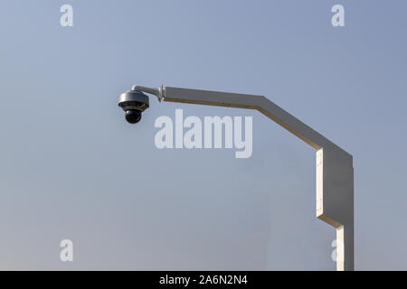 Cctv city and street security camera Stock Photo