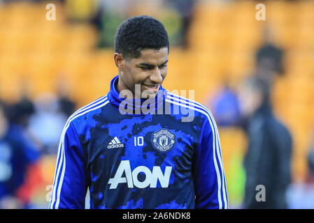 Marcus Rashford #10 of Manchester United during the game in