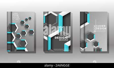 Vector background design that overlaps with hexagon gold color ...