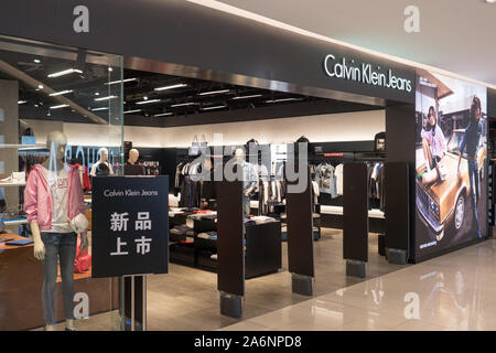 Calvin klein jeans shop front hi-res stock photography and images - Alamy