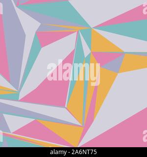 Abstract background with colorful triangles for magazines, booklets or mobile lock screen Stock Vector