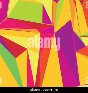 Abstract background with colorful triangles for magazines, booklets or mobile lock screen Stock Vector