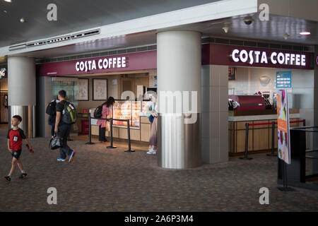 COSTA COFFEE in China : Shanghai airport, China 2019-08-08 Stock Photo