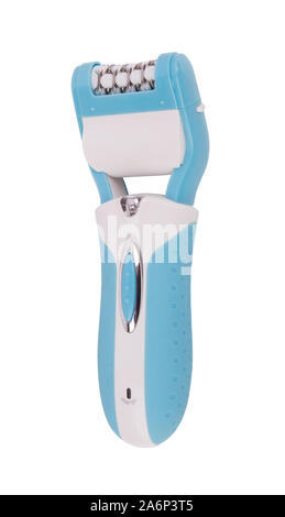 Electric depilator isolated on white background Stock Photo