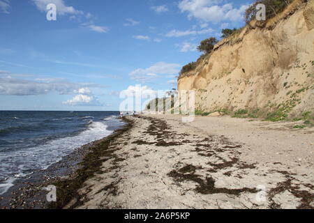 Sandy beach on the Baltic Sea coast Stock Photo