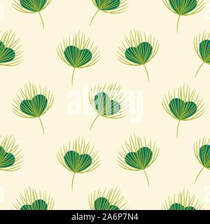Seamless simple peacock pattern background vector. Stock Vector