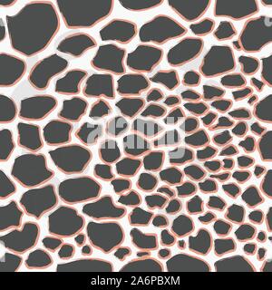 Seamless Unicorn Marble Pattern. Vector Illustration Stock Vector