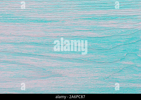 Wooden textured background. Painted light mint pastel wood background texture. Close up. Stock Photo