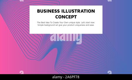 Abstract Vector Colorful Gradient Landing Page Template Stock Vector