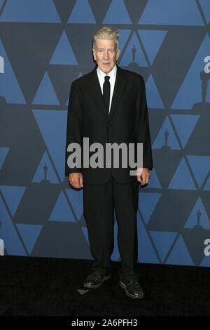 Los Angeles, USA. 27th Oct, 2019. LOS ANGELES - OCT 27: David Lynch at the 11th Annual Governors Awards at the Dolby Theater on October 27, 2019 in Los Angeles, CA at arrivals for Academy's 11th Annual Governors Awards 2019 - Part 2, The Dolby Theatre at Hollywood and Highland Center, Los Angeles, CA October 27, 2019. Credit: Priscilla Grant/Everett Collection/Alamy Live News Stock Photo