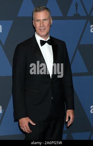 Los Angeles, USA. 27th Oct, 2019. LOS ANGELES - OCT 27: Will Ferrell at the 11th Annual Governors Awards at the Dolby Theater on October 27, 2019 in Los Angeles, CA at arrivals for Academy's 11th Annual Governors Awards 2019 - Part 2, The Dolby Theatre at Hollywood and Highland Center, Los Angeles, CA October 27, 2019. Credit: Priscilla Grant/Everett Collection/Alamy Live News Stock Photo