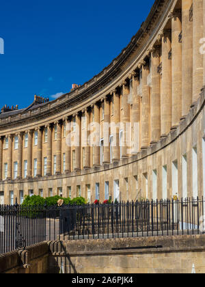 Royal Crescent, Bath, UK. Stock Photo