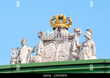 Albertina is a museum in the Innere Stadt (First District) of Vienna, Austria. Stock Photo