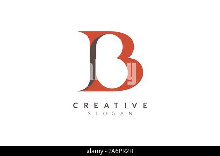 The initial letter B logo design is elegant and fashionable. Minimalist and modern vector illustration design suitable for business or spa brands, hot Stock Vector