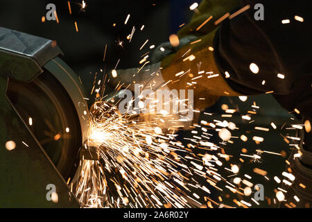 Manufacturer of Fabrication Work - Industrial Fabrication Work, Steel Metal Fabrication Work. Stock Photo