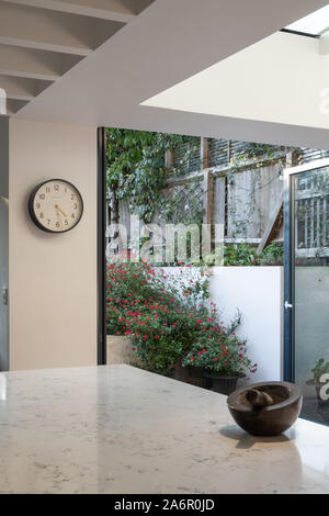 Refurbishment and extension of a house in Clapham by Prewett Bizley Architects Stock Photo