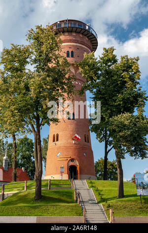 Water tower in Gizycko, Poland Stock Photo