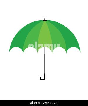 green umbrella icon design. vector illustration Stock Vector