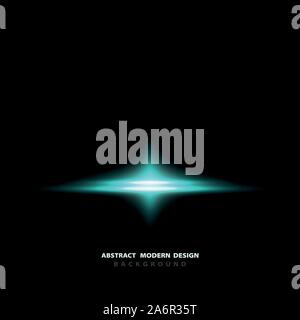 Abstract green technology light of speed cover design background. Use for poster, artwork, template design, ad, annual, trendy print. illustration Stock Vector