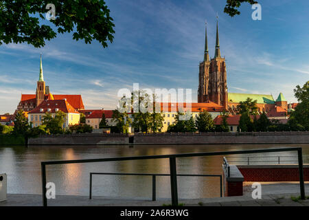 Wroclaw, Ostrow Tumski, cathedral, Poland Stock Photo