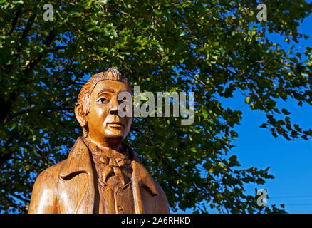 Statue of the Yorkshire Giant, William Bradley, in Market Weighton, East Yorkshire, England UK Stock Photo