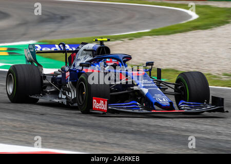 Italy/Monza - 06/09/2019 - #10 Pierre GASLY (FRA, Team Scuderia Toro Rosso HONDA, STR14) during FP1 ahead of qualifying for the Italian Grand Prix Stock Photo