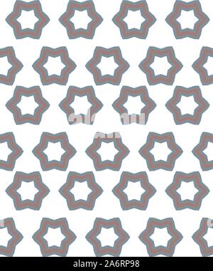 Seamless geometric ornamental vector pattern. Abstract background Stock Vector