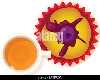 Pudding icon, isometric style Stock Vector