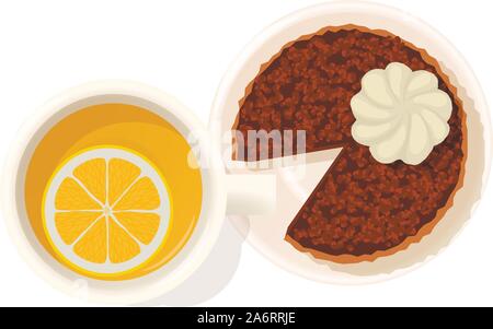 Breakfast icon, isometric style Stock Vector