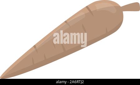 Natural cassava icon, isometric style Stock Vector