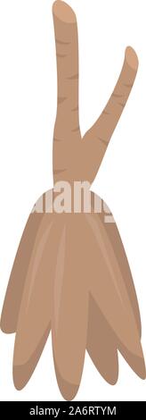 Cassava plant icon, isometric style Stock Vector