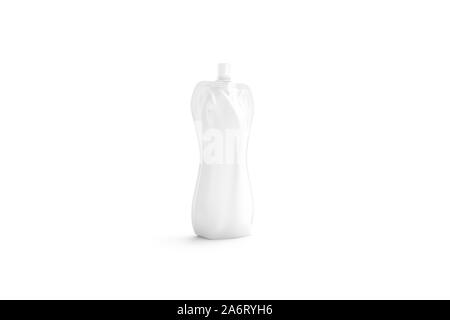 Download Blank catsup soft bottle with cap mockup lying, red ...