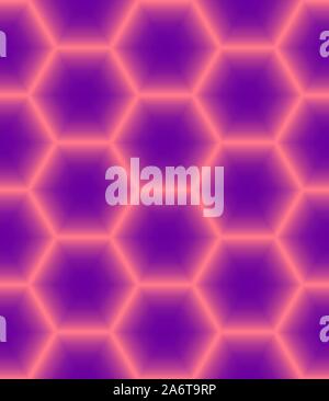 Honycomb gradient seamless pattern Stock Vector