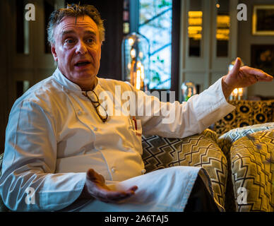 Chef Jupp Osterloh in the Dunloe Hotel near Killarney, Ireland Stock Photo