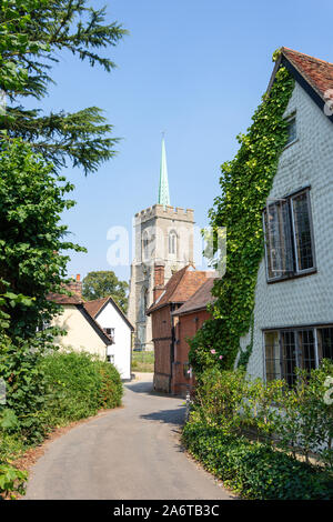 St Mary the Virgin Church, Church End, Braughing, Hertfordshire, England, United Kingdom Stock Photo