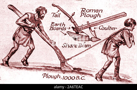 British farming & Horticulture tools through the ages - Medieval Harrow ...