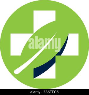 Hospital logo and symbols template icons Stock Vector