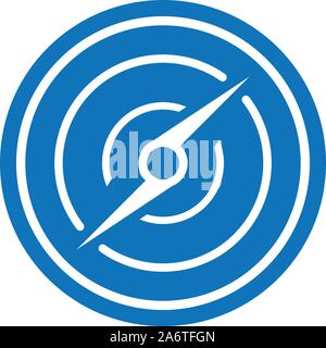 Compass logo and icon symbol vector Stock Vector