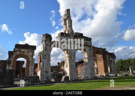 Amphitheater of Santa Maria Capua Vetere, Caserta, Italy Stock Photo