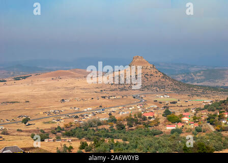 The site of the Battle of Isandlwana between the British Army and Zulus ...