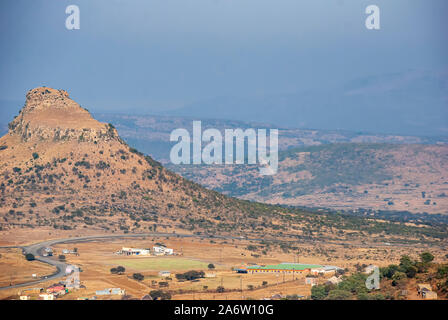 The site of the Battle of Isandlwana between the British Army and Zulus ...