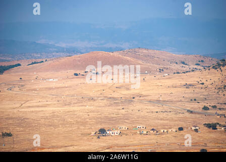 The site of the Battle of Isandlwana between the British Army and Zulus ...