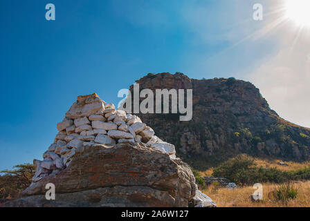The site of the Battle of Isandlwana between the British Army and Zulus ...