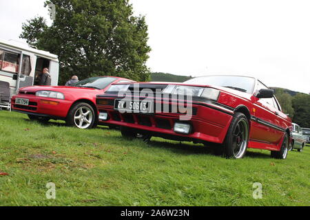 A classic Nissan Sunny ZX at Kilbroney Vintage Show 2019 Stock